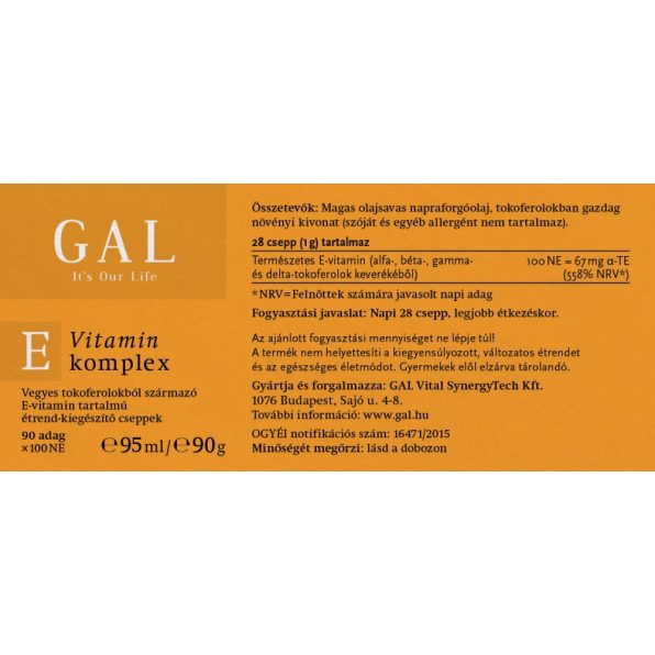 GAL E-Vitamin komplex