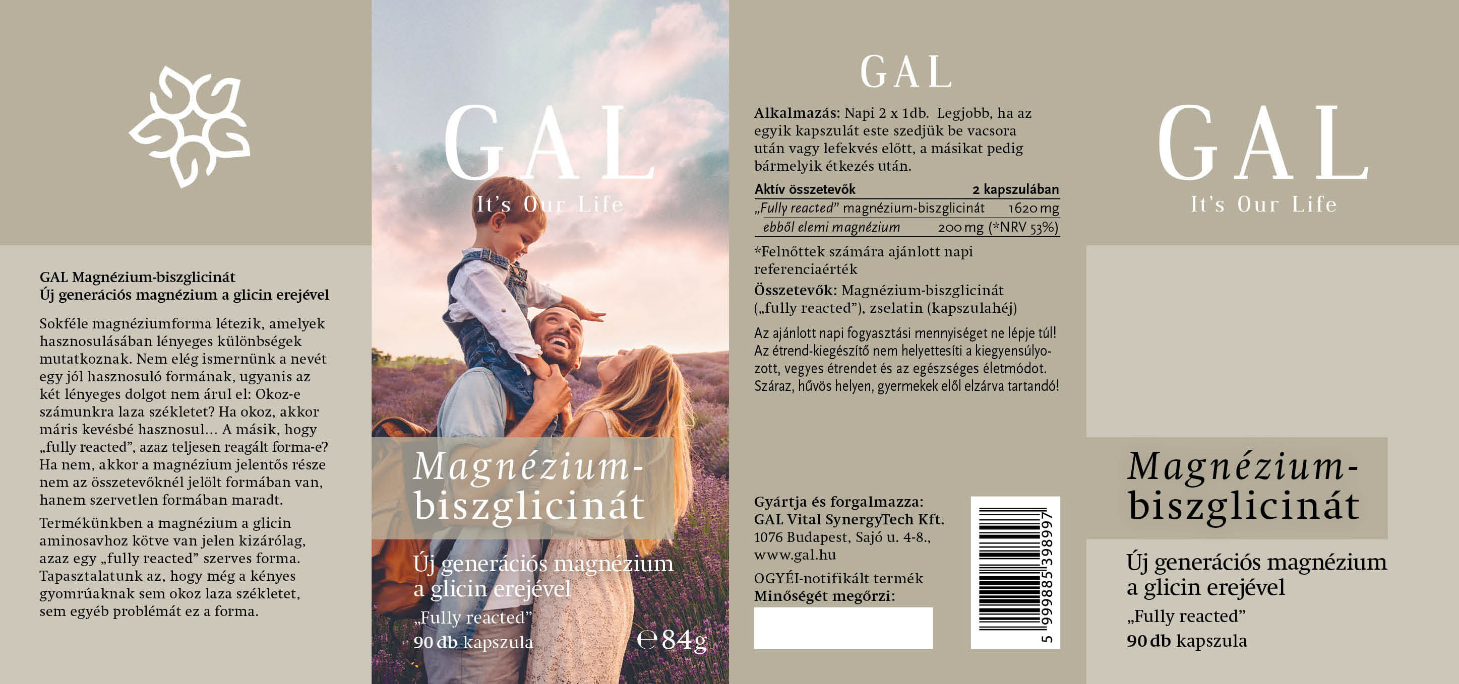 GAL Magnézium-biszglicinát