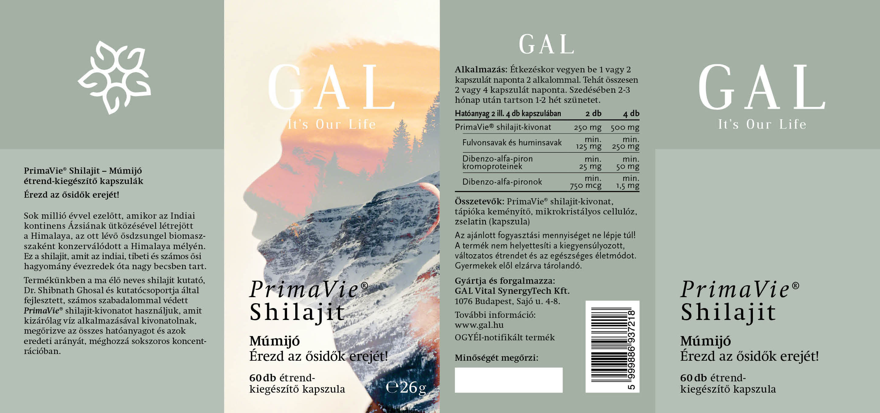 GAL PrimaVie® Shilajit